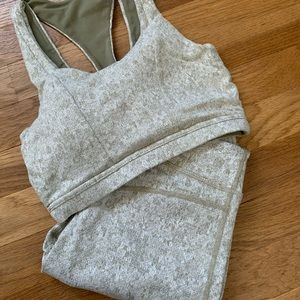 Gymshark Khaki Green Active Set